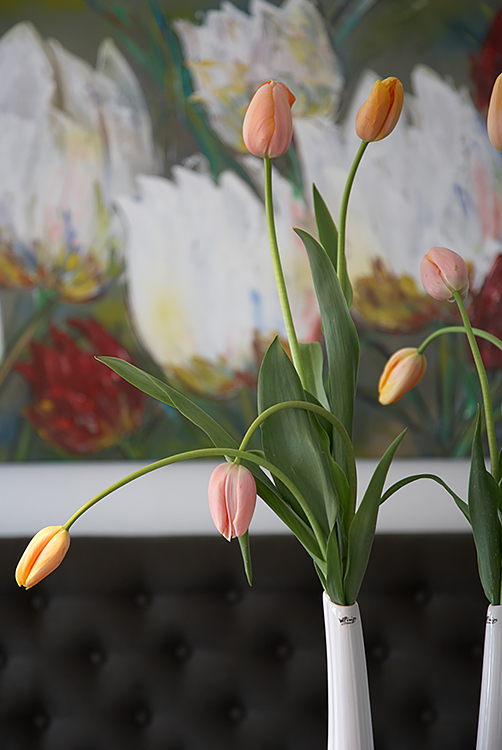 Tulpen in vaas - Doornebal Interiors